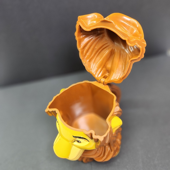 Vintage 1998 Disney On Ice The Lion King Simba Flip- Top Mug - Picture 7 of 9